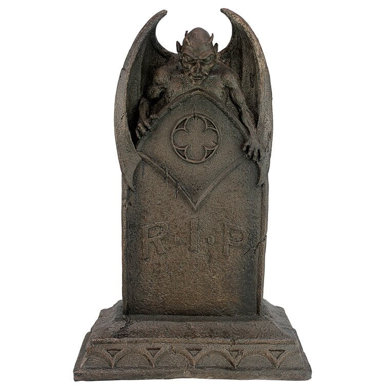 The Vampire Demon Tombstone Statue